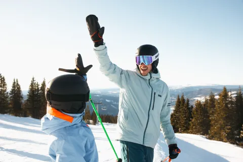 Hafjell vinter high five familie