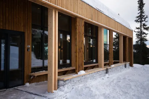 Fossen varmestue. Foto: Alpinco.