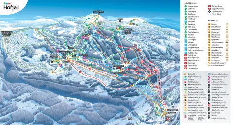 Løypekart Hafjell