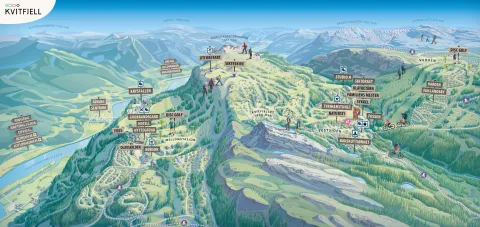 Sommerkart Kvitfjell