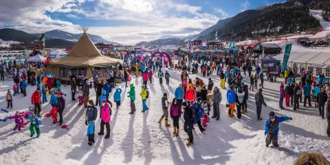 Folkefest på World Cup i Kvitfjell.