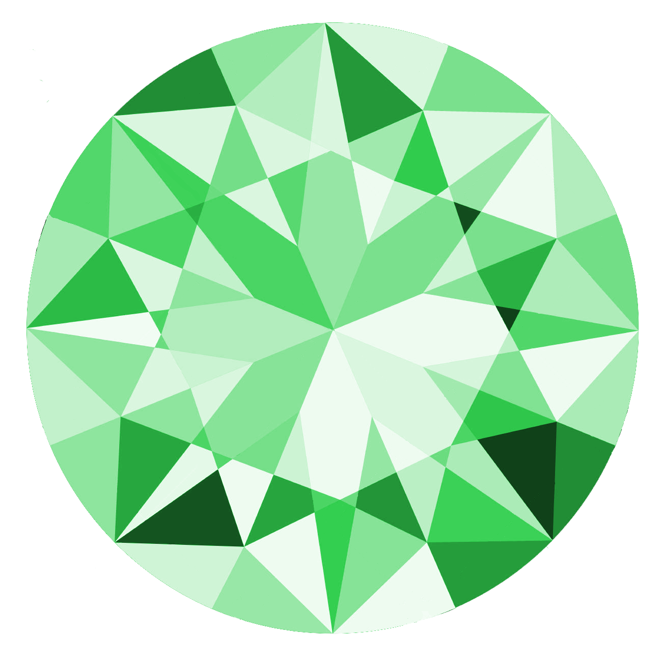 grønn diamant